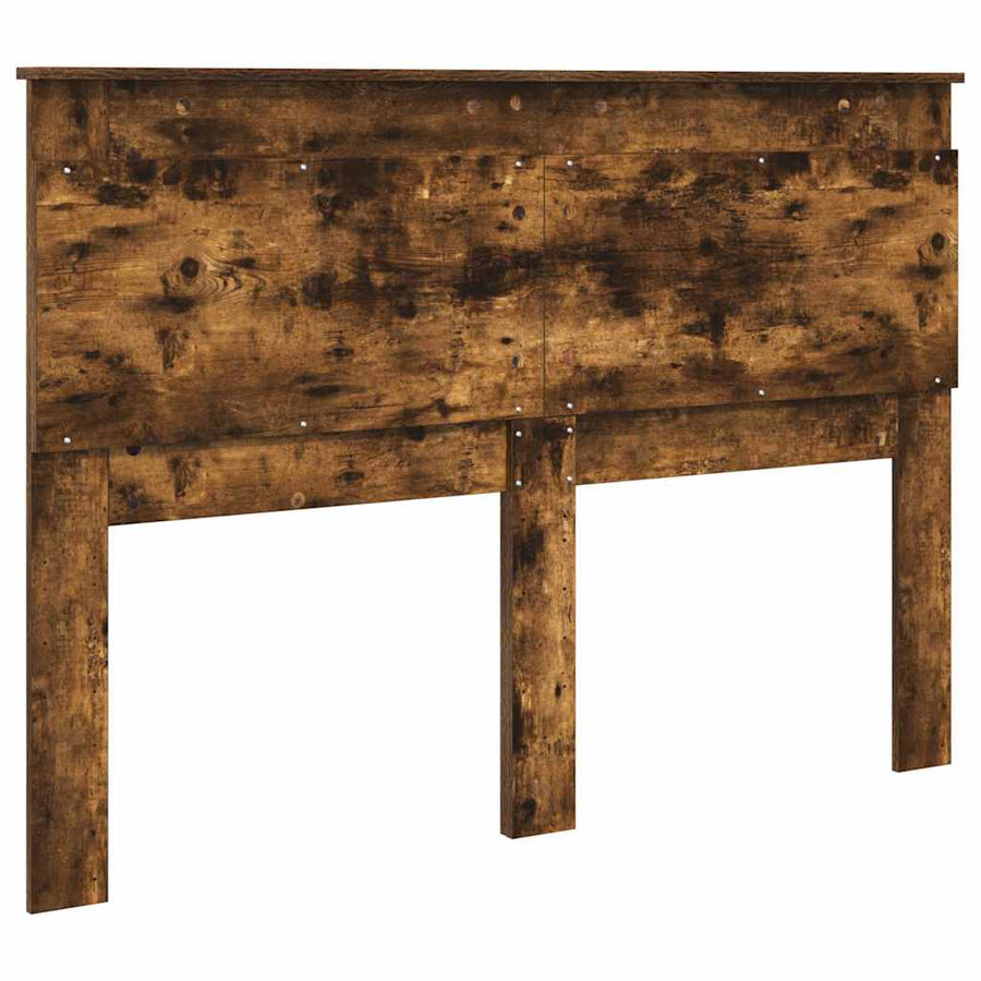 Hoofdbord met hoofdeinde Grijs Sonoma 140 cm Bewerkt hout