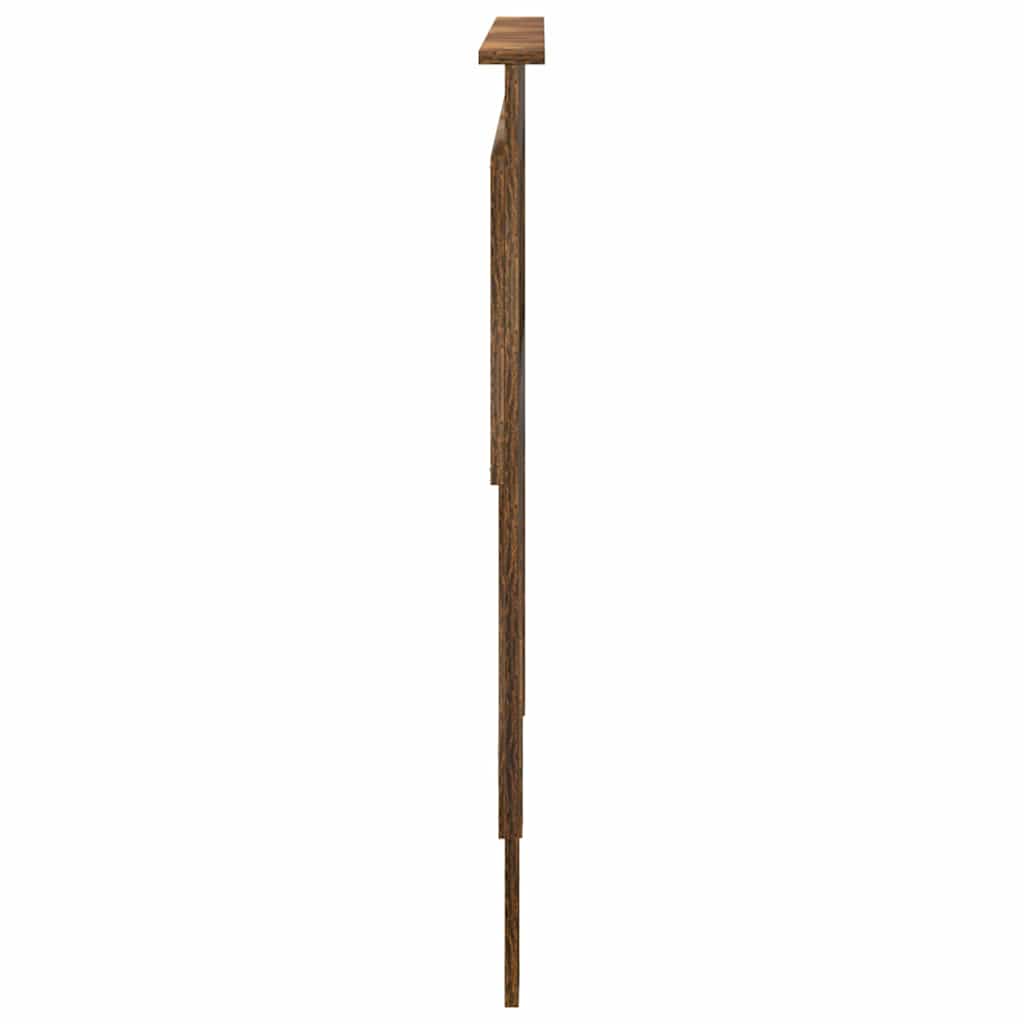 Hoofdbord met hoofdeinde Grijs Sonoma 140 cm Bewerkt hout