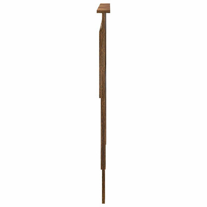 Hoofdbord met hoofdeinde Grijs Sonoma 140 cm Bewerkt hout