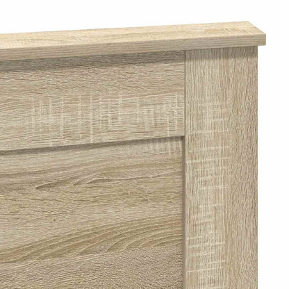 Hoofdbord met hoofdeinde Sonoma Eiken 120 cm Bewerkt hout