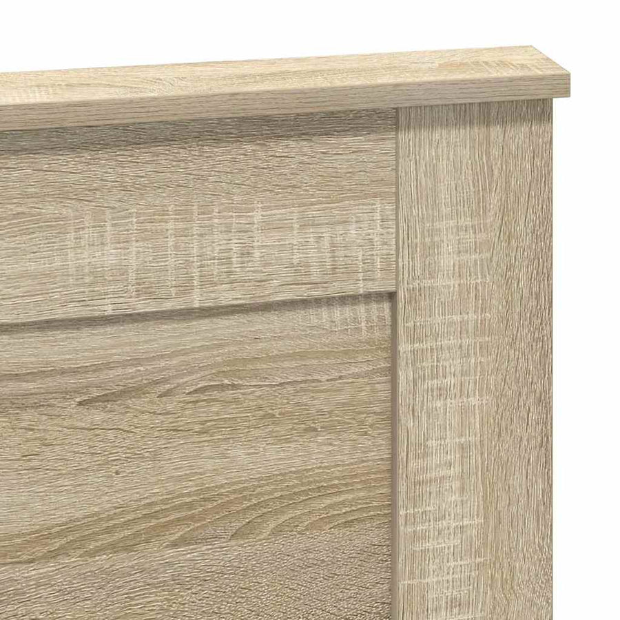 Hoofdbord met hoofdeinde Sonoma Eiken 120 cm Bewerkt hout