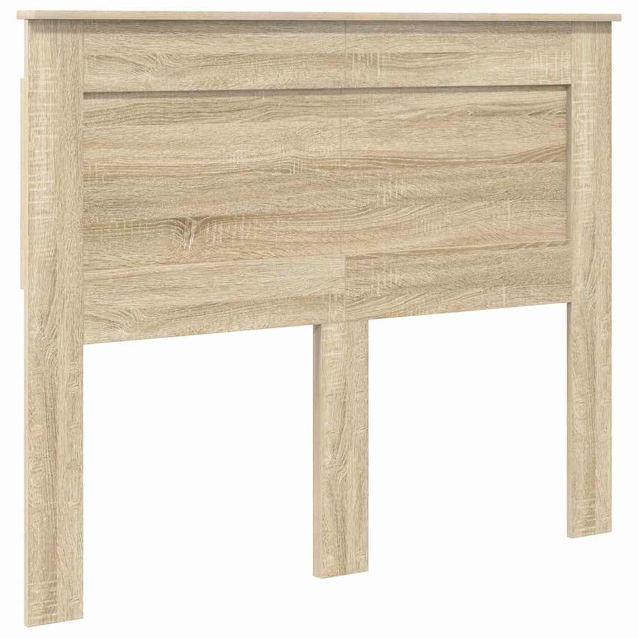 Hoofdbord met hoofdeinde Sonoma Eiken 120 cm Bewerkt hout