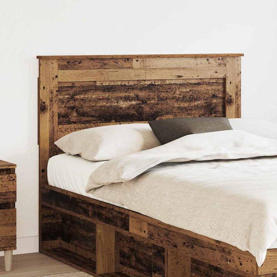 Hoofdbord met hoofdeinde Oud Hout 120 cm Bewerkt hout