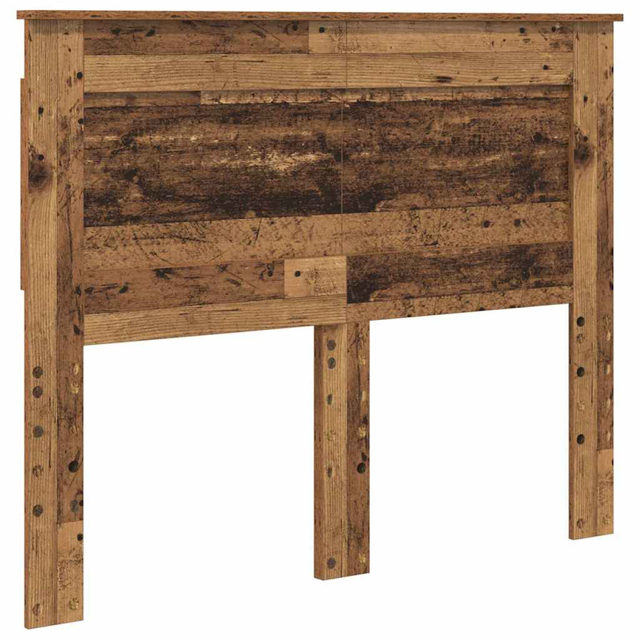 Hoofdbord met hoofdeinde Oud Hout 120 cm Bewerkt hout