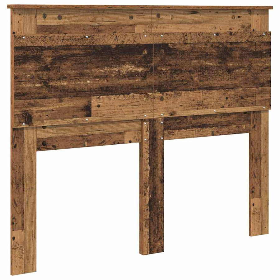 Hoofdbord met hoofdeinde Oud Hout 120 cm Bewerkt hout