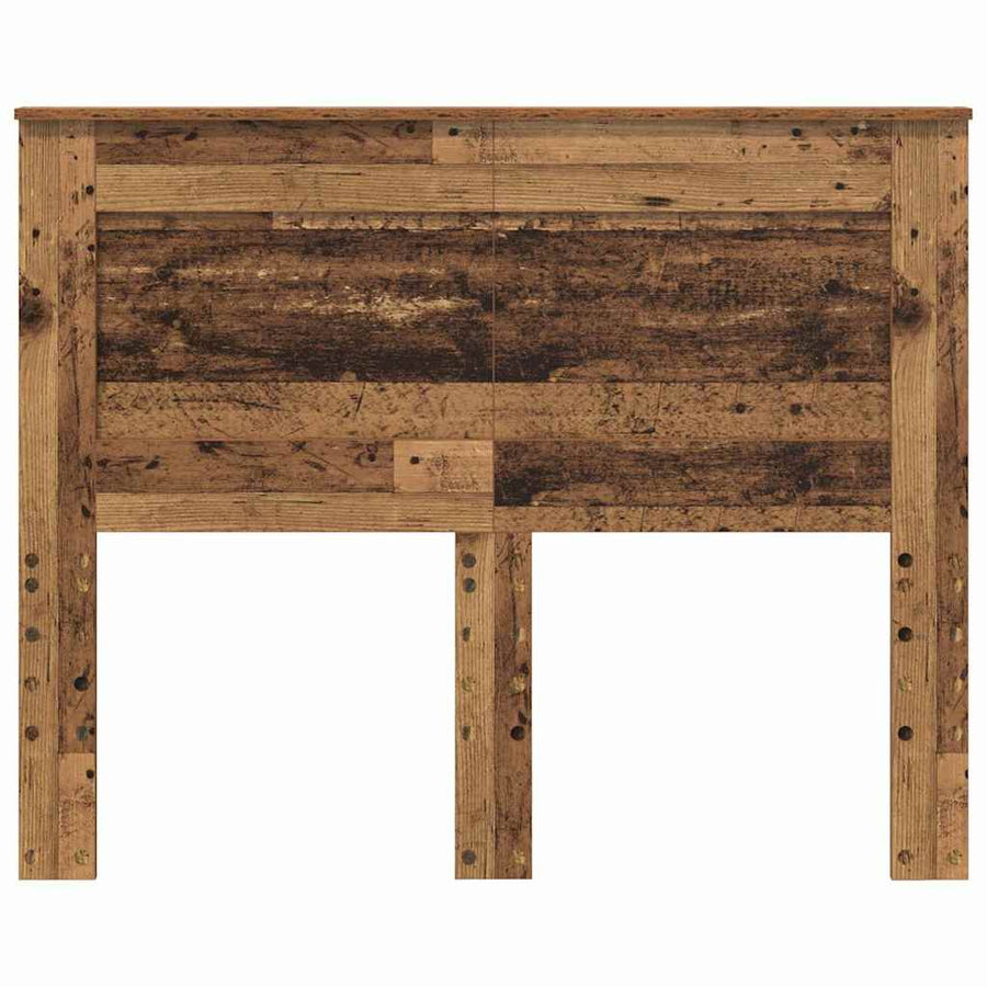 Hoofdbord met hoofdeinde Oud Hout 120 cm Bewerkt hout