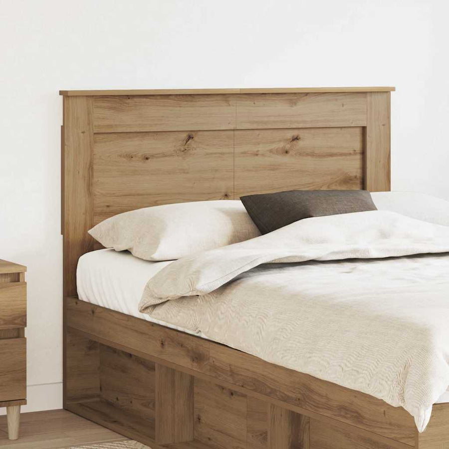 Hoofdbord met hoofdeinde Artisan Eiken 120 cm Bewerkt hout
