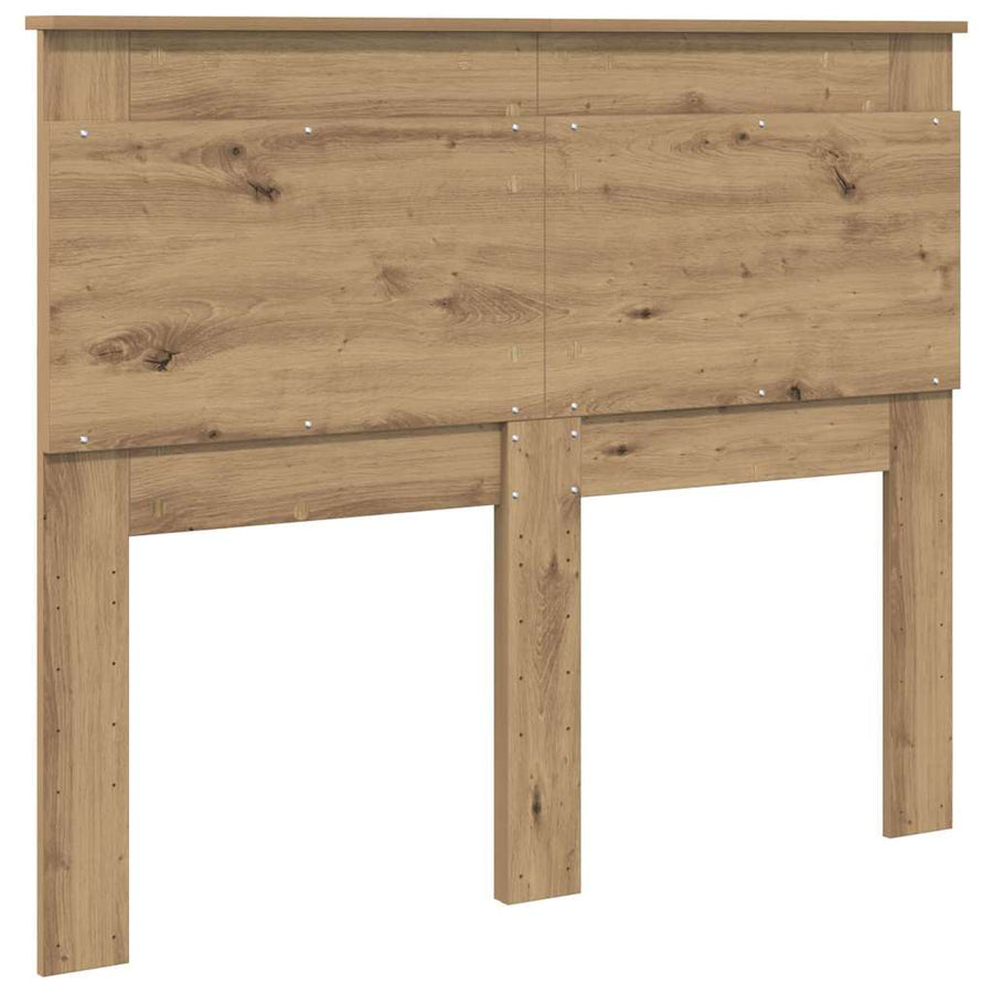 Hoofdbord met hoofdeinde Artisan Eiken 120 cm Bewerkt hout