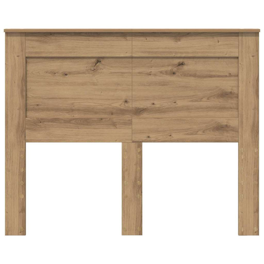 Hoofdbord met hoofdeinde Artisan Eiken 120 cm Bewerkt hout