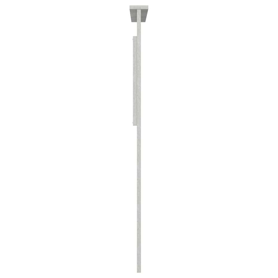 Hoofdbord met hoofdeinde Beton Grijs 100 cm Bewerkt hout