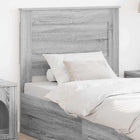 Headboard with Headboard Grey Sonoma 100 cm Engineered wood