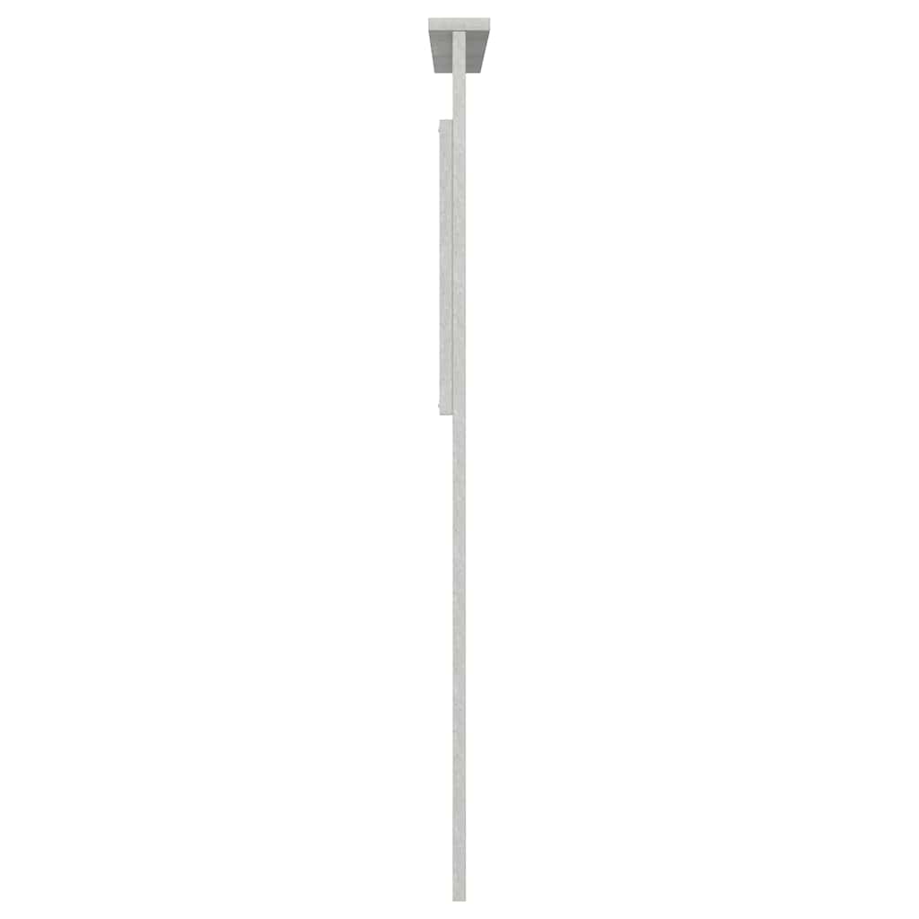 Hoofdbord met hoofdeinde Beton Grijs 90 cm Bewerkt hout