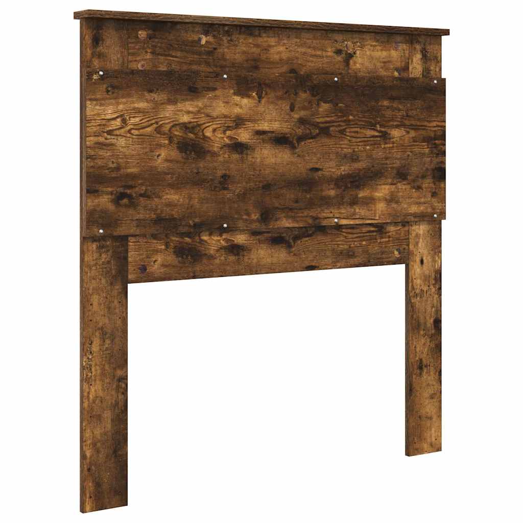 Hoofdbord met hoofdeinde Gerookt eiken 90 cm Bewerkt hout
