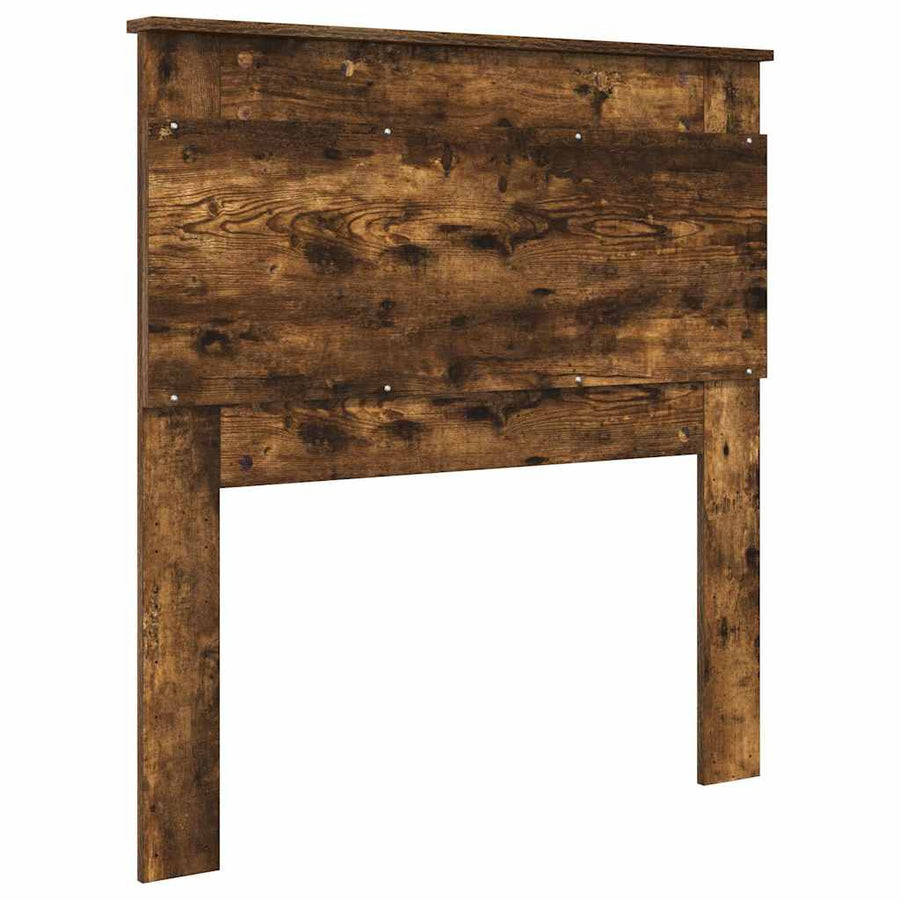 Hoofdbord met hoofdeinde Gerookt eiken 90 cm Bewerkt hout