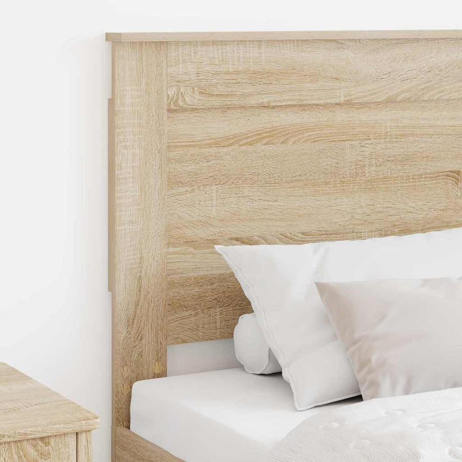 Hoofdbord met hoofdeinde Sonoma Eiken 80 cm Bewerkt hout