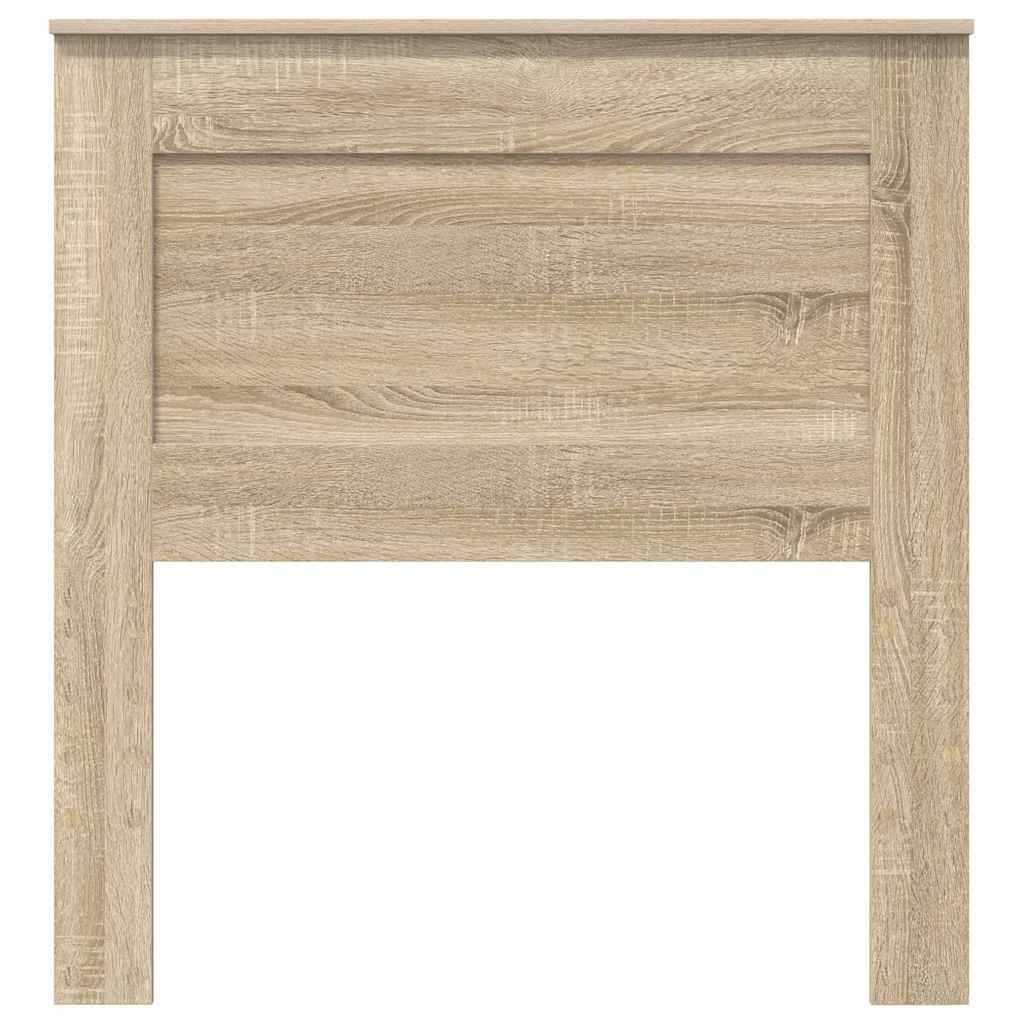 Hoofdbord met hoofdeinde Sonoma Eiken 80 cm Bewerkt hout