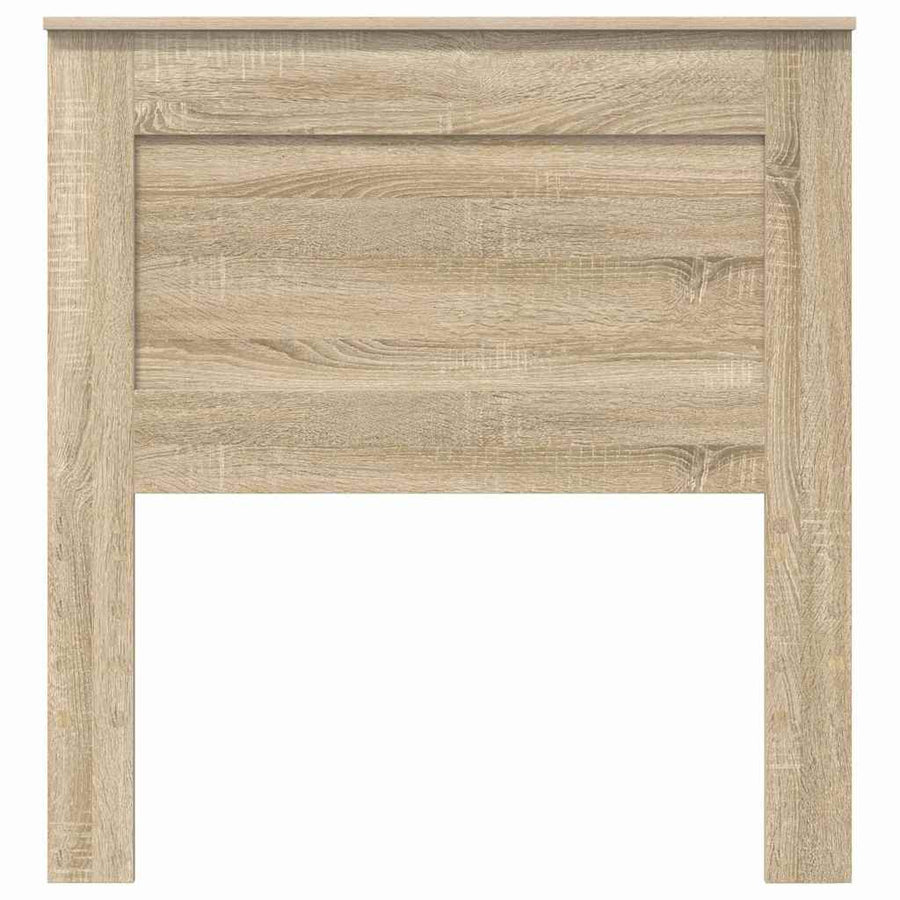 Hoofdbord met hoofdeinde Sonoma Eiken 80 cm Bewerkt hout