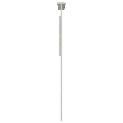 Hoofdbord met hoofdeinde Beton Grijs 80 cm Bewerkt hout