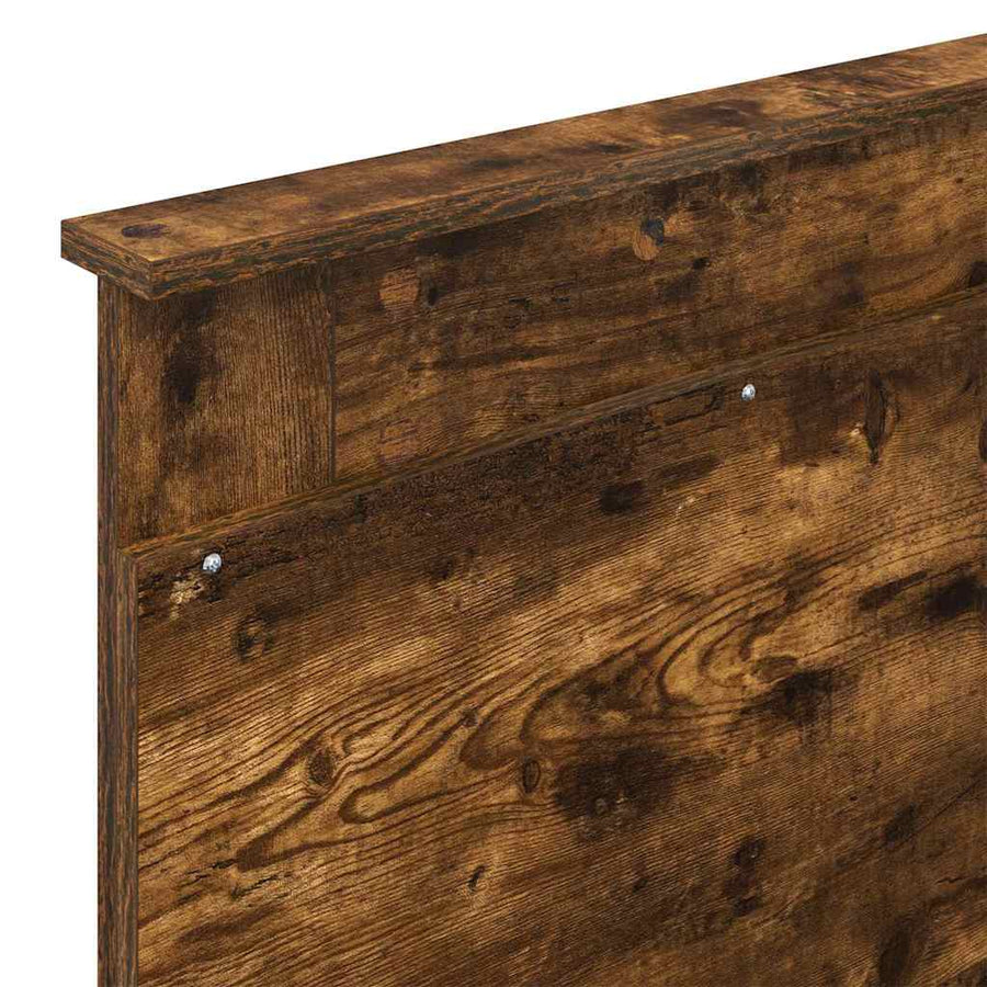 Hoofdbord met hoofdeinde Gerookt eiken 80 cm Bewerkt hout