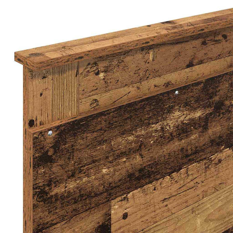 Hoofdbord met hoofdeinde Oud Hout 80 cm Bewerkt hout