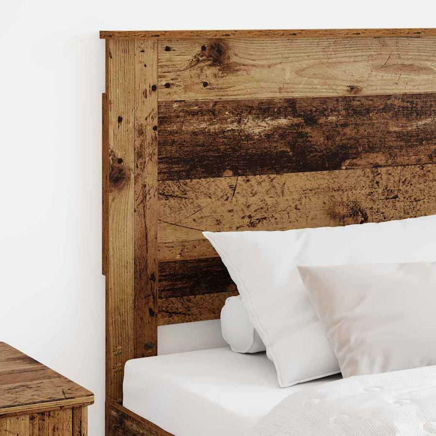 Hoofdbord met hoofdeinde Oud Hout 80 cm Bewerkt hout