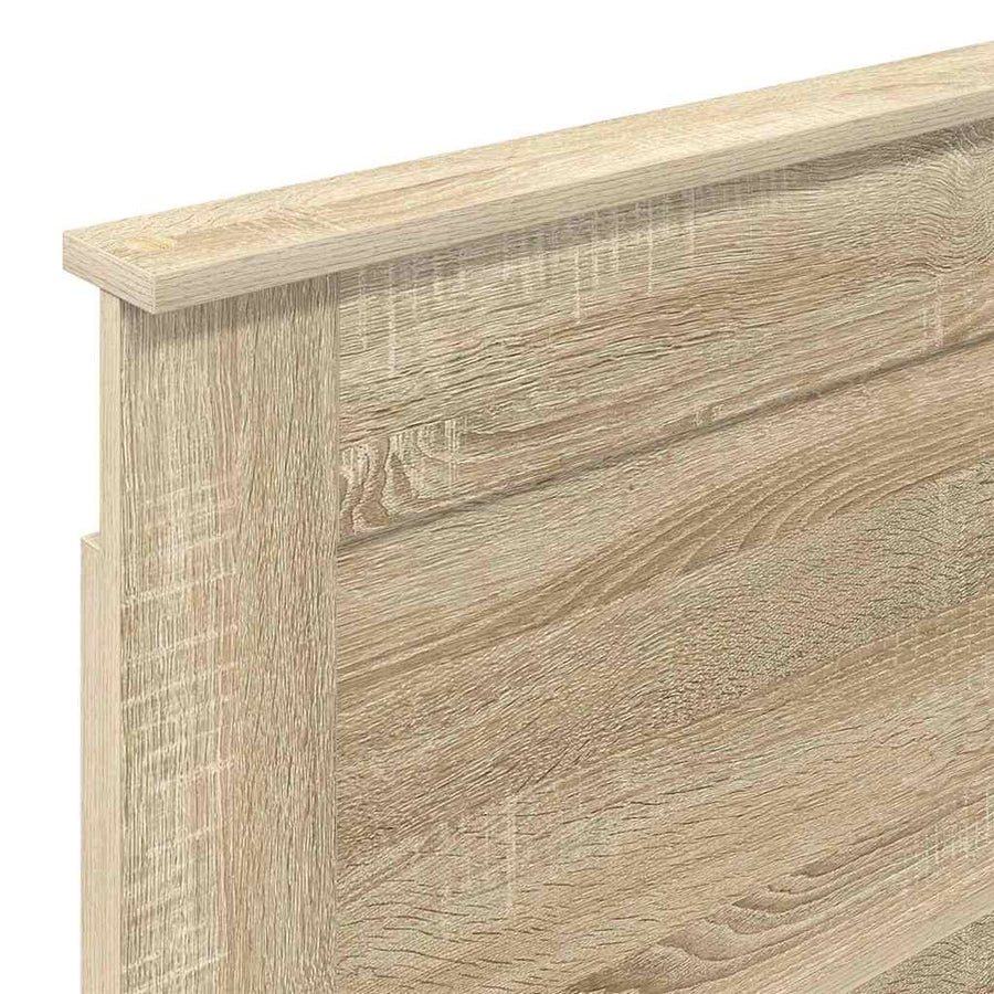 Hoofdbord met hoofdeinde Sonoma Eiken 75 cm Bewerkt hout