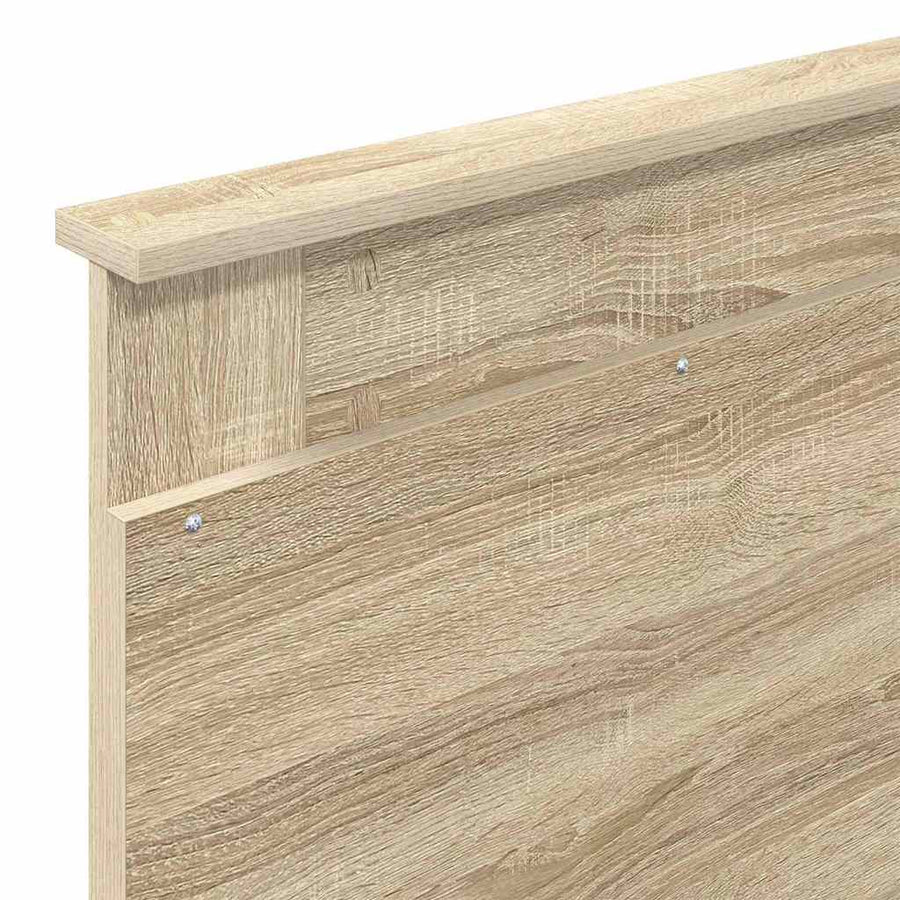 Hoofdbord met hoofdeinde Sonoma Eiken 75 cm Bewerkt hout