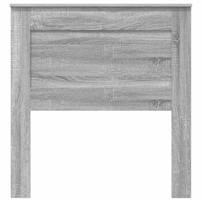 Hoofdbord met hoofdeinde Grijs Sonoma 75 cm Bewerkt hout