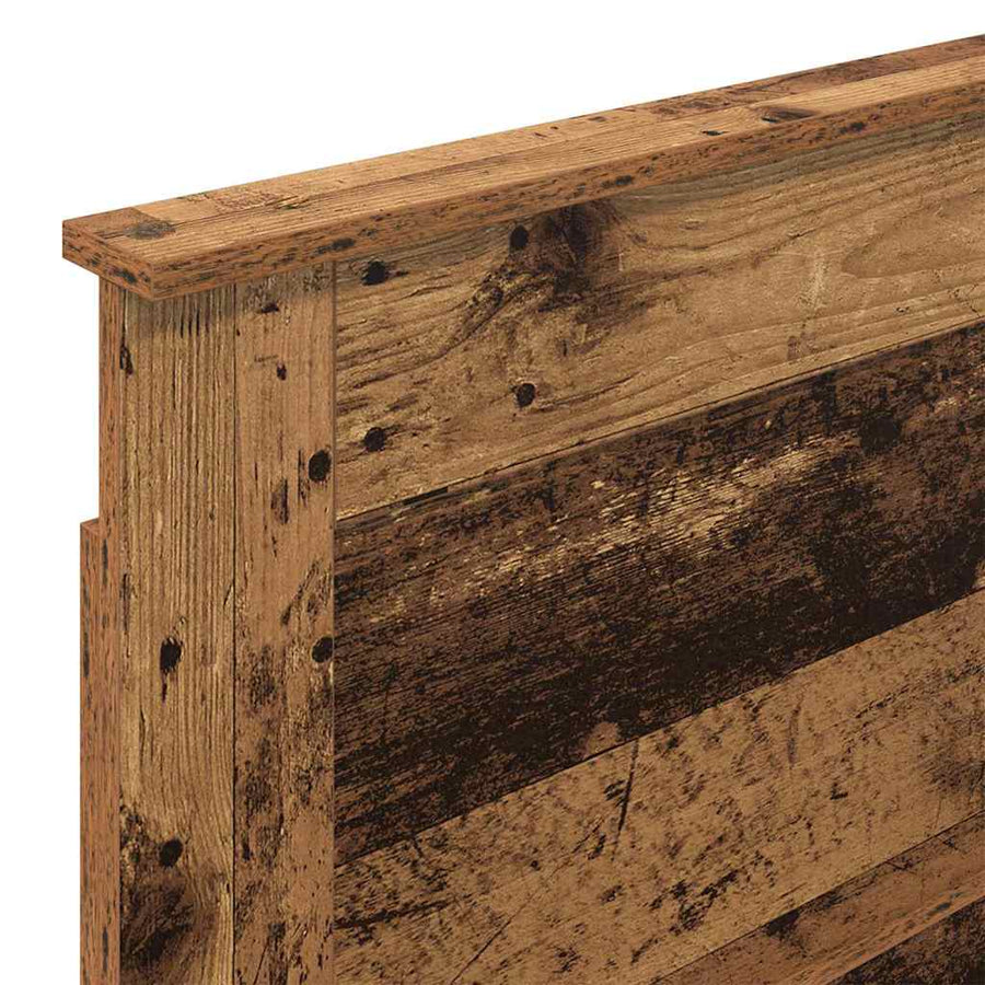 Hoofdbord met hoofdeinde Oud Hout 75 cm Bewerkt hout