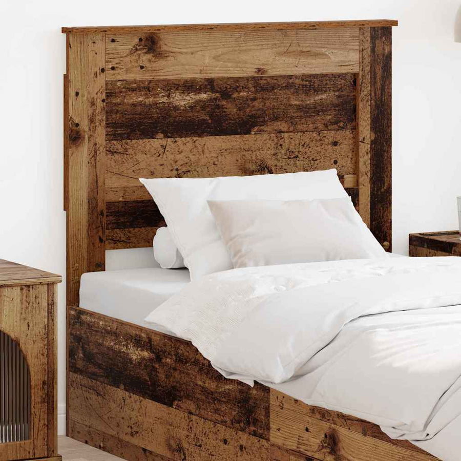 Hoofdbord met hoofdeinde Oud Hout 75 cm Bewerkt hout