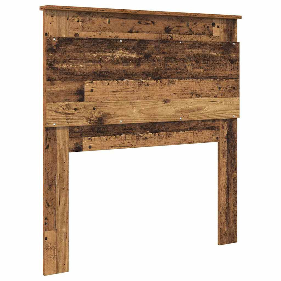 Hoofdbord met hoofdeinde Oud Hout 75 cm Bewerkt hout