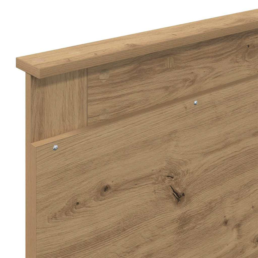 Hoofdbord met hoofdeinde Artisan Eiken 75 cm Bewerkt hout