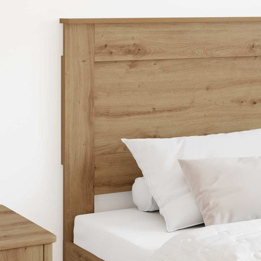 Hoofdbord met hoofdeinde Artisan Eiken 75 cm Bewerkt hout
