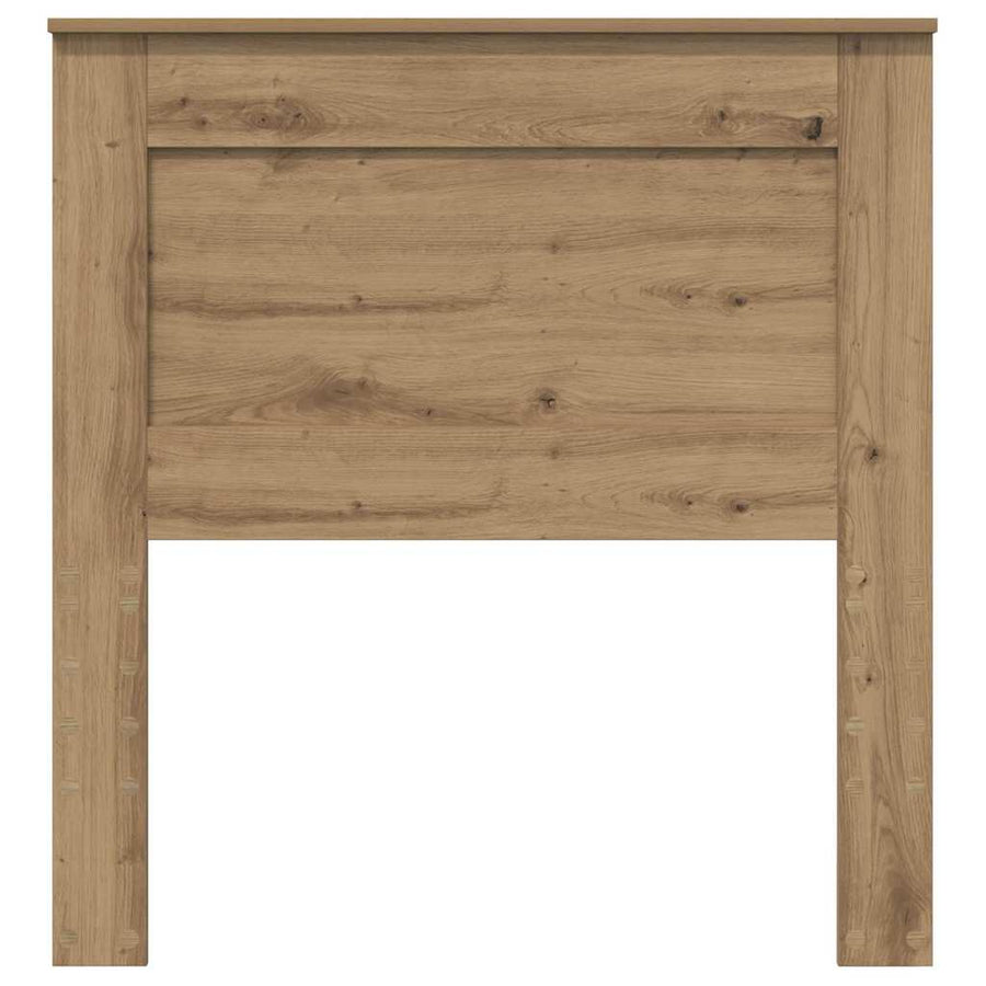 Hoofdbord met hoofdeinde Artisan Eiken 75 cm Bewerkt hout