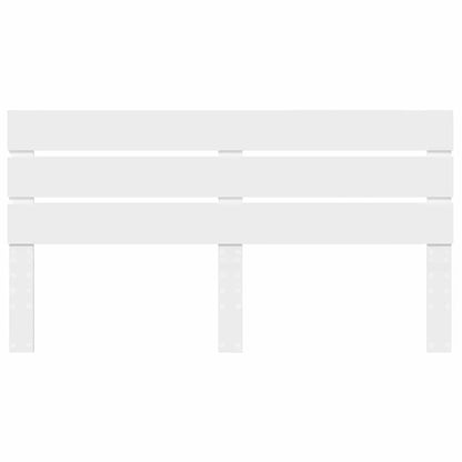 Hoofdbord Met Hoofdeinde Bewerkt Hout 200 cm Wit