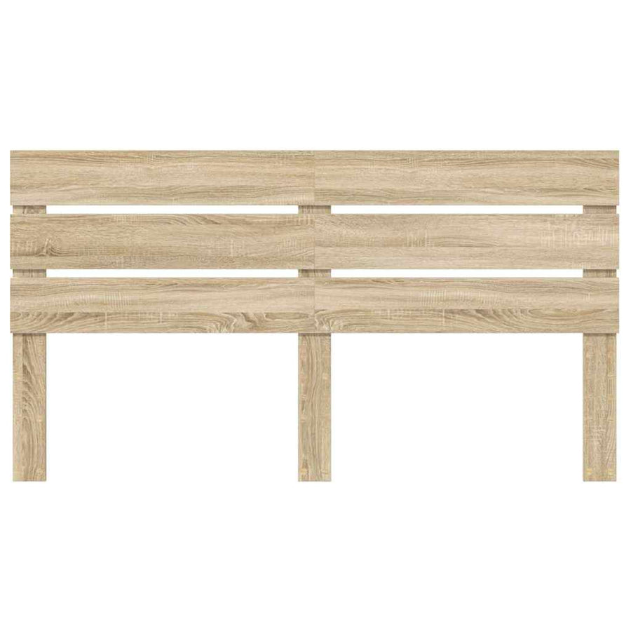 Hoofdbord Met Hoofdeinde Bewerkt Hout 200 cm Sonoma eiken