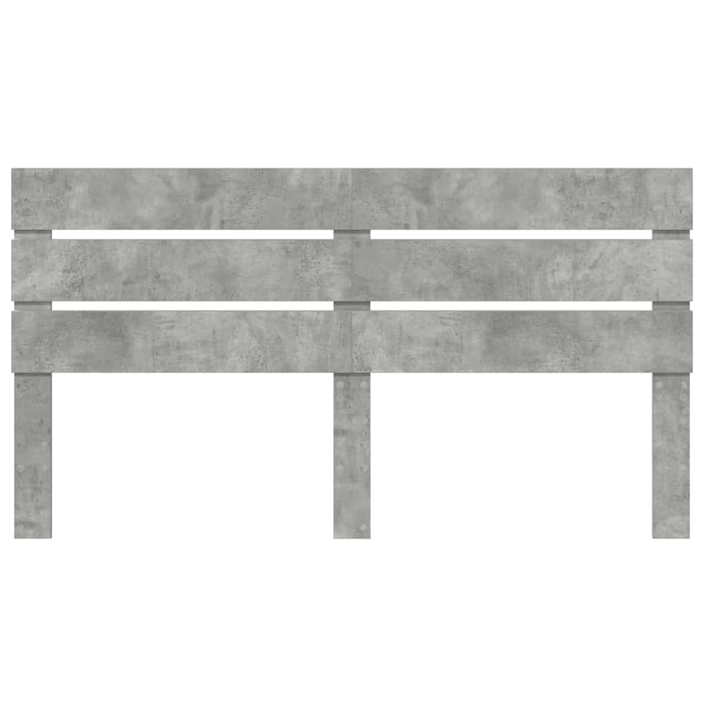 Hoofdbord Met Hoofdeinde Beton Grijs Bewerkt Hout 200 cm Betongrijs