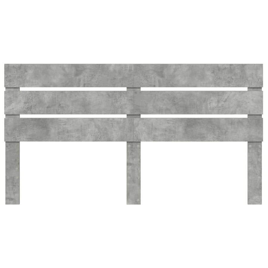 Hoofdbord Met Hoofdeinde Beton Grijs Bewerkt Hout 200 cm Betongrijs