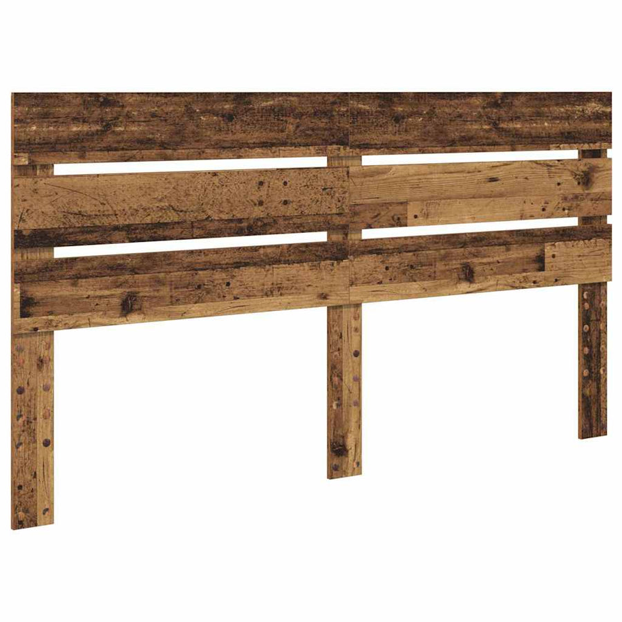 Hoofdbord Met Hoofdeinde Oudhout Bewerkt Hout 200 cm Oud hout