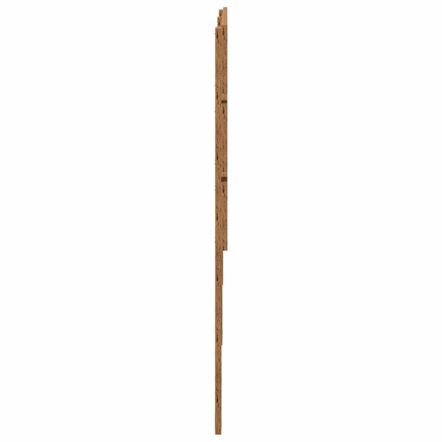 Hoofdbord Met Hoofdeinde Oudhout Bewerkt Hout 200 cm Oud hout