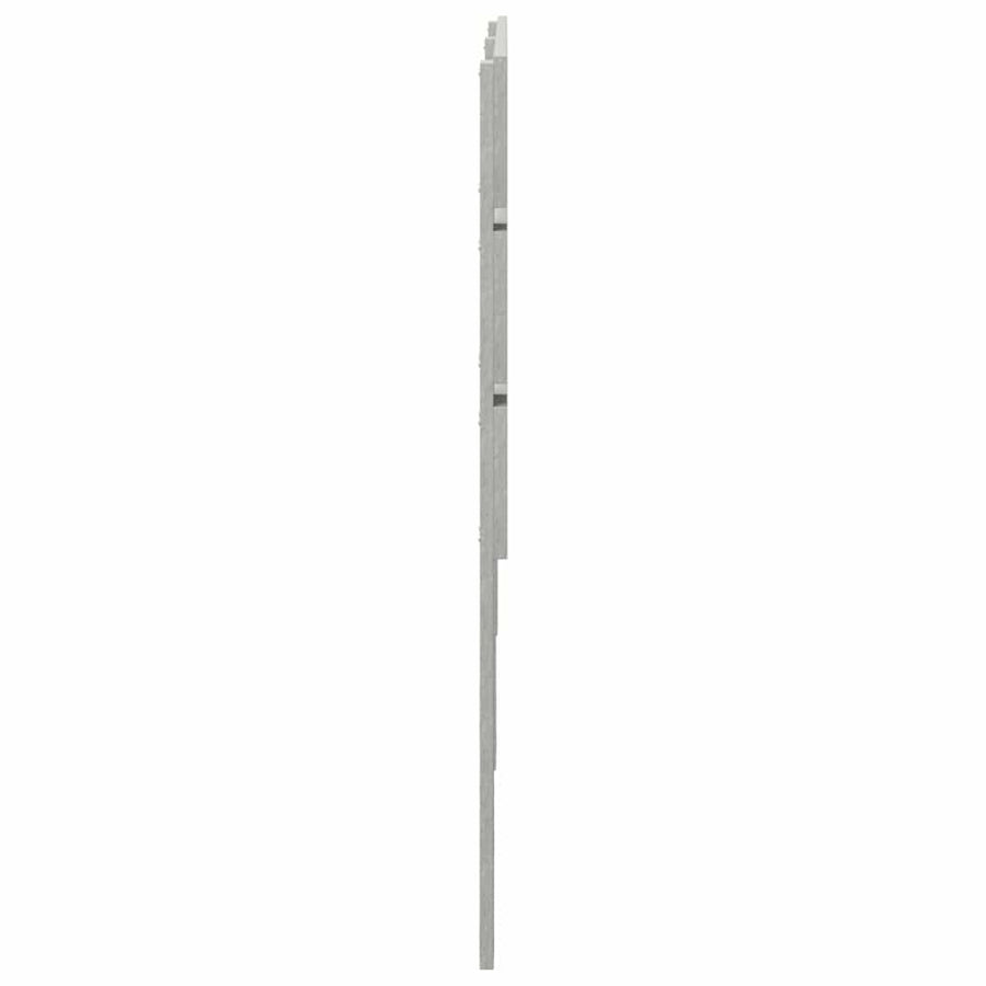 Hoofdbord Met Hoofdeinde Beton Grijs Bewerkt Hout 160 cm Betongrijs