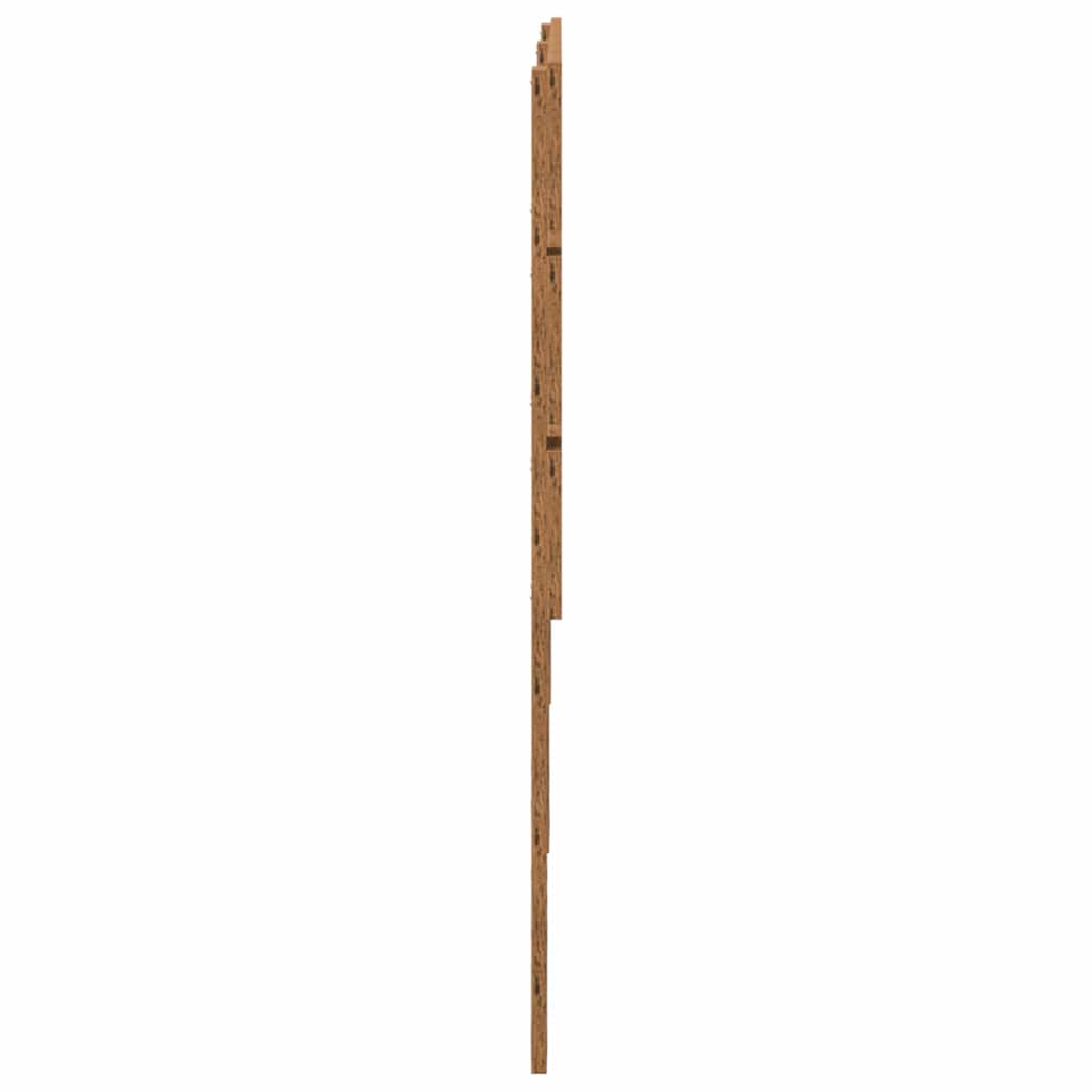 Hoofdbord Met Hoofdeinde Oudhout Bewerkt Hout 160 cm Oud hout