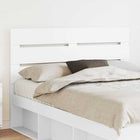 Hoofdbord 150 cm wit bewerkt hout