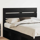 Headboard Black Oak 150 cm Engineered Wood
