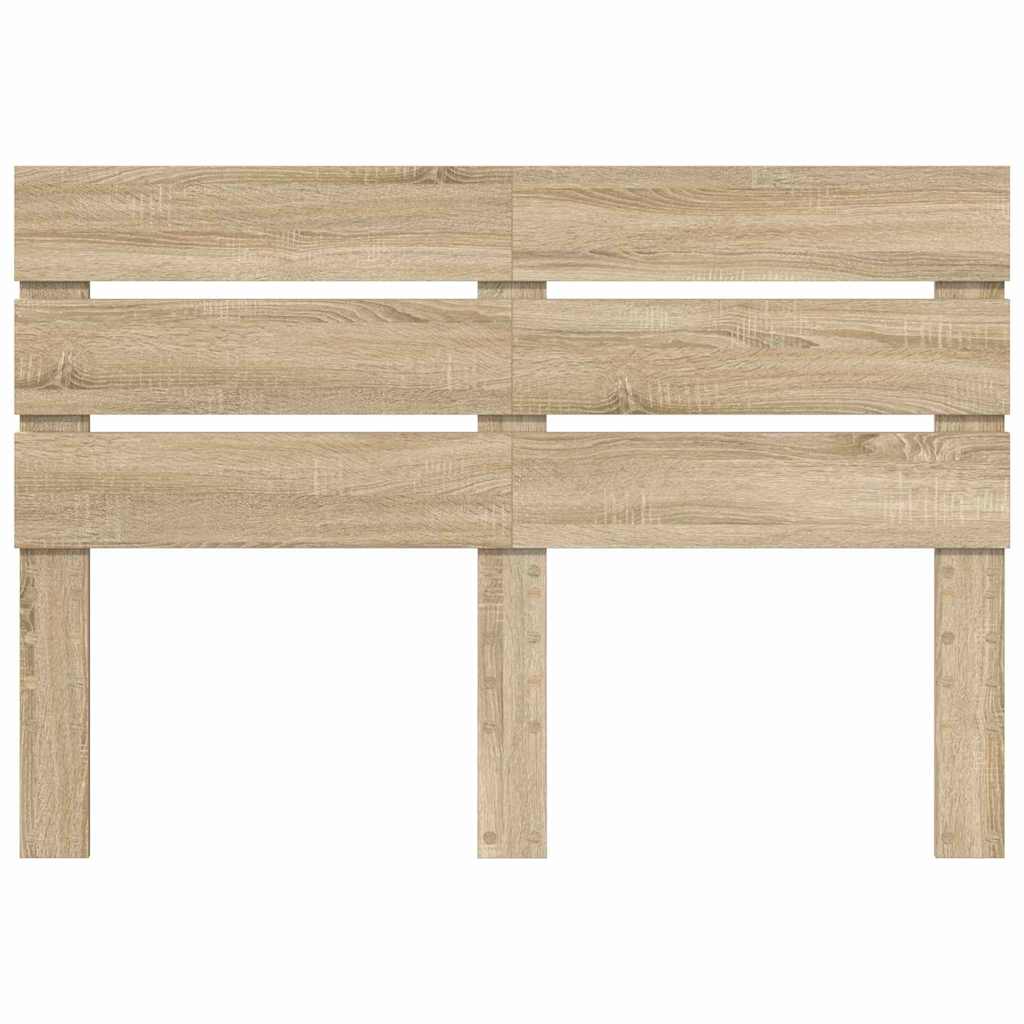 Hoofdbord Met Hoofdeinde Bewerkt Hout 150 cm Sonoma eiken