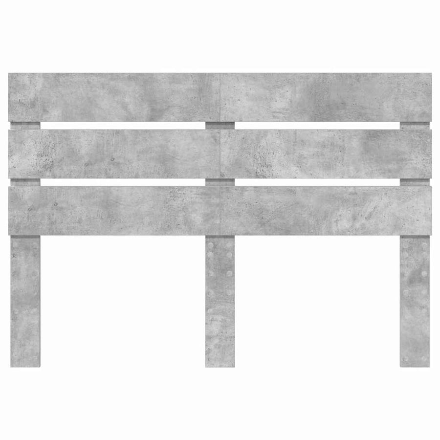 Hoofdbord Met Hoofdeinde Beton Grijs Bewerkt Hout 150 cm Betongrijs