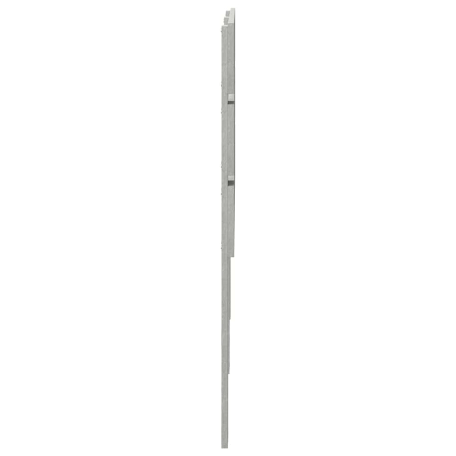 Hoofdbord Met Hoofdeinde Beton Grijs Bewerkt Hout 150 cm Betongrijs