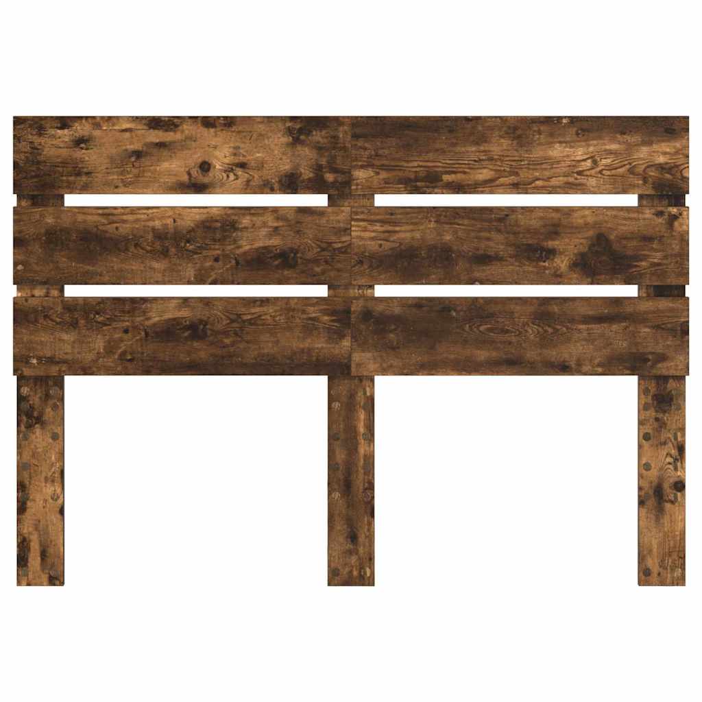 Hoofdbord Met Hoofdeinde Bewerkt Hout 150 cm Gerookt eiken