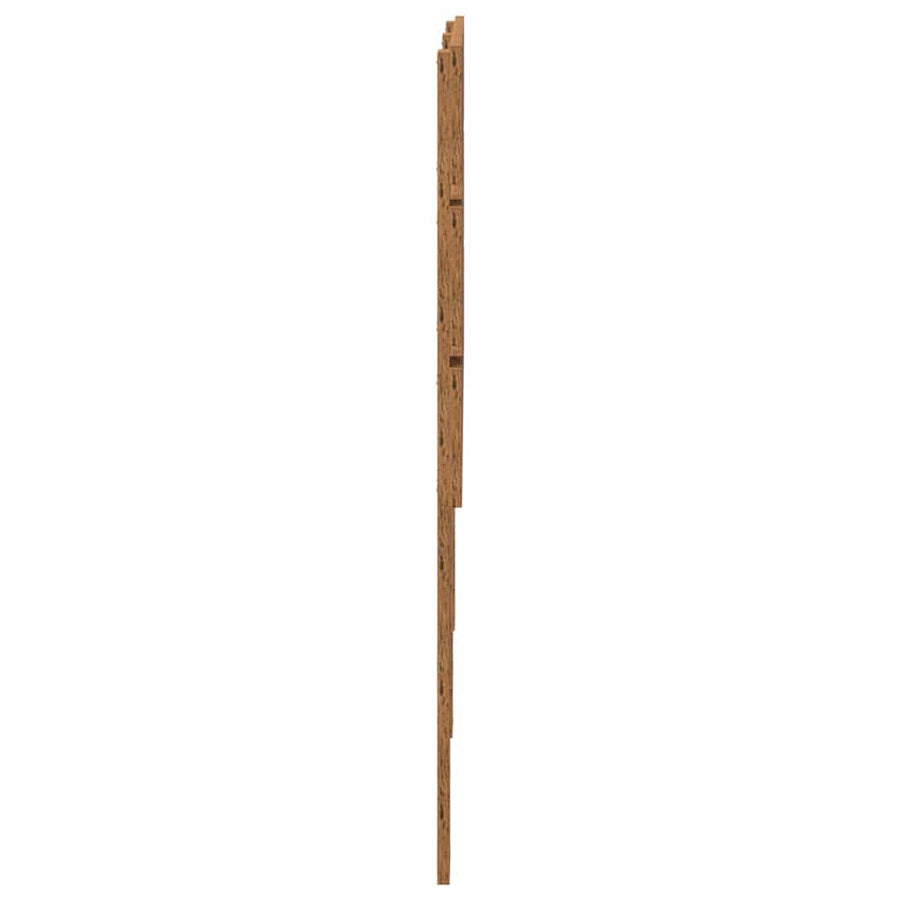 Hoofdbord Met Hoofdeinde Oudhout Bewerkt Hout 150 cm Oud hout