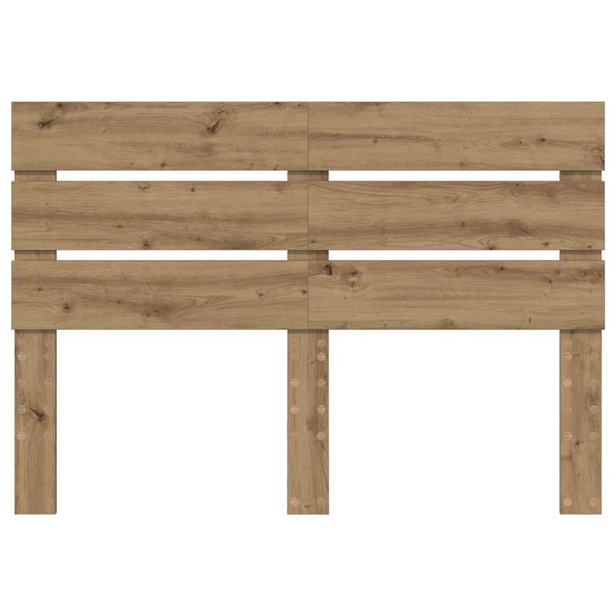 Hoofdbord Met Hoofdeinde Artisan Eiken Bewerkt Hout 150 cm artisanaal eikenkleurig
